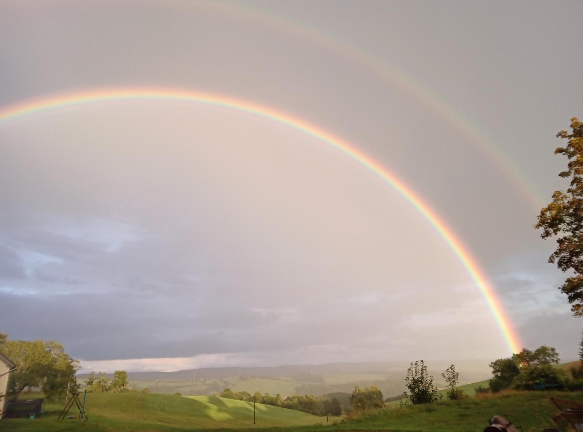 Ferienwohnung Weitblick Lasel Buitenkant foto